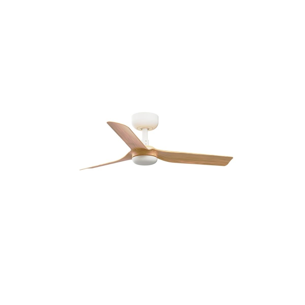 Ventilateur plafond PUNT blanc - bois clair, FARO