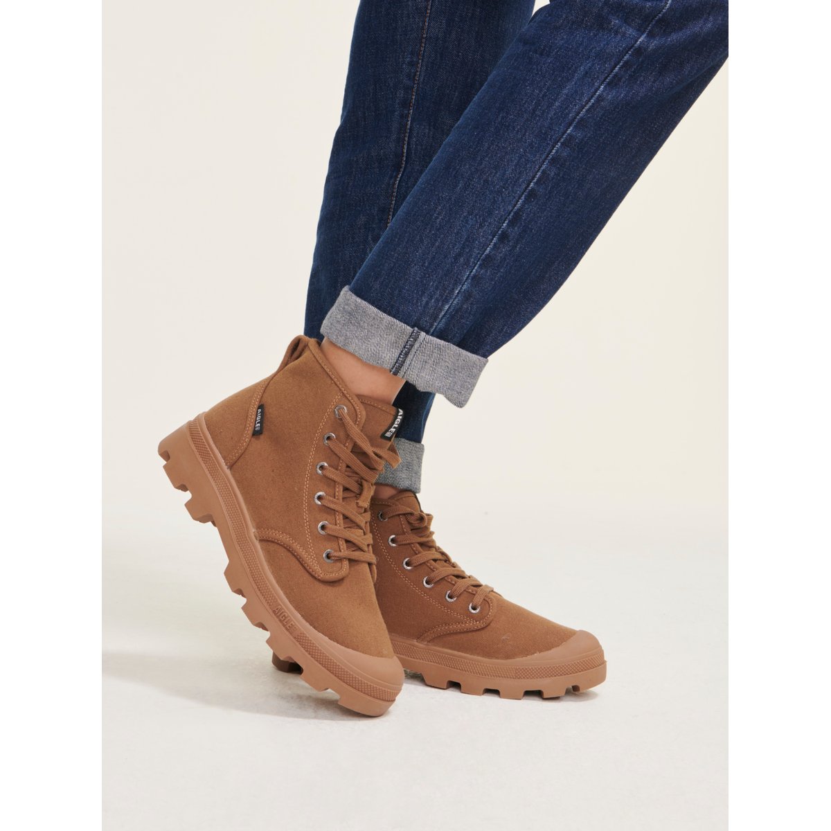 Baskets Montantes Tenere CVS marron, AIGLE