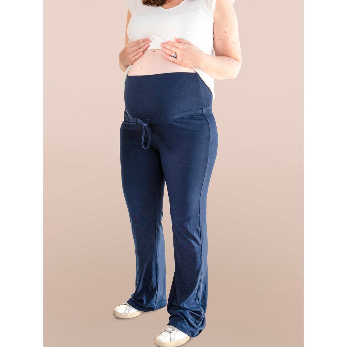 Pantalon de grossesse bootcut Pio marine, ENVIE DE FRAISE