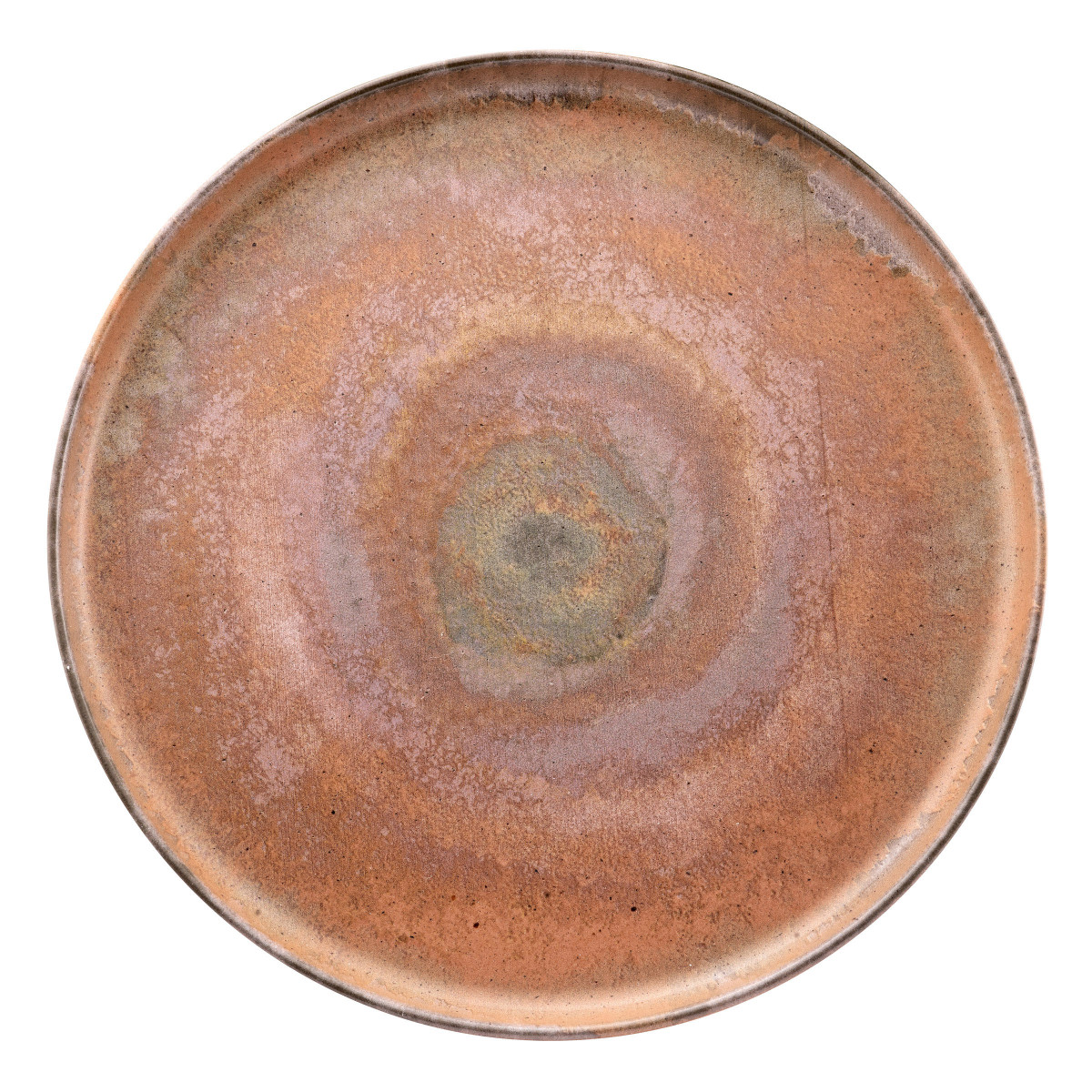 Assiette plates (lot de 6) - rouge et orange, MEDARD DE NOBLAT