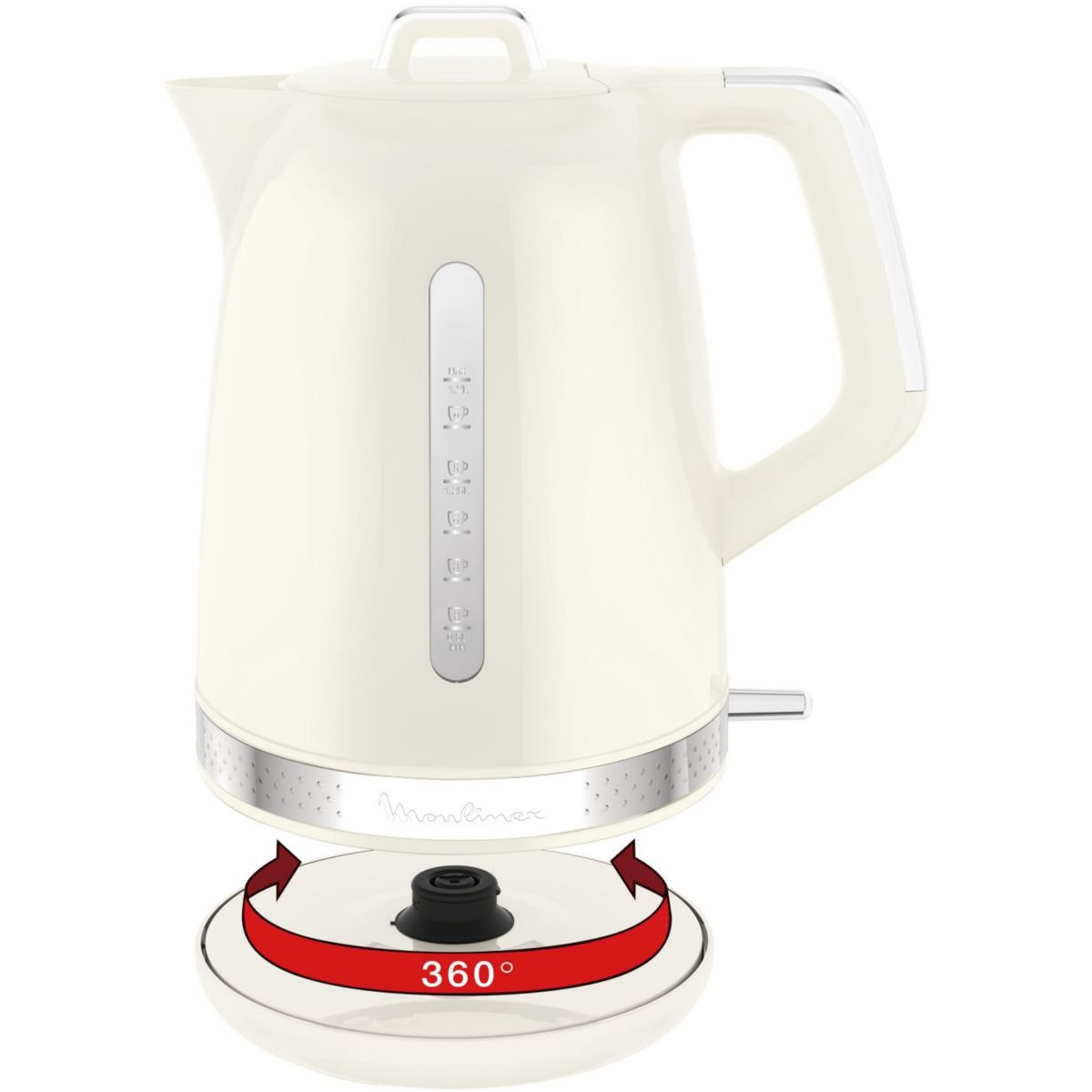 Bouilloire BY320A10 SOLEIL IVOIRE blanc, MOULINEX