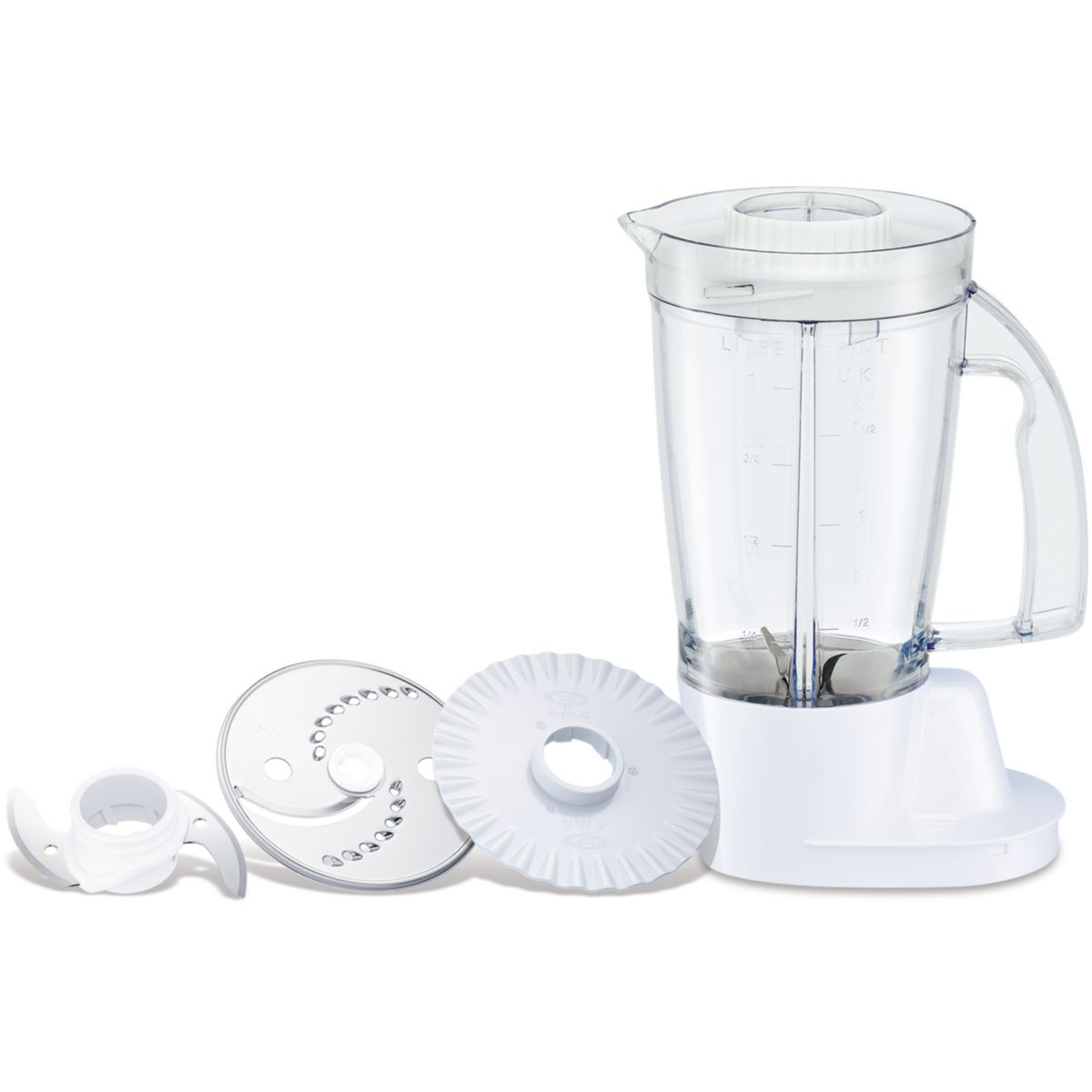 Robot multifonction FP542111 Double force compact blanc blanc, MOULINEX