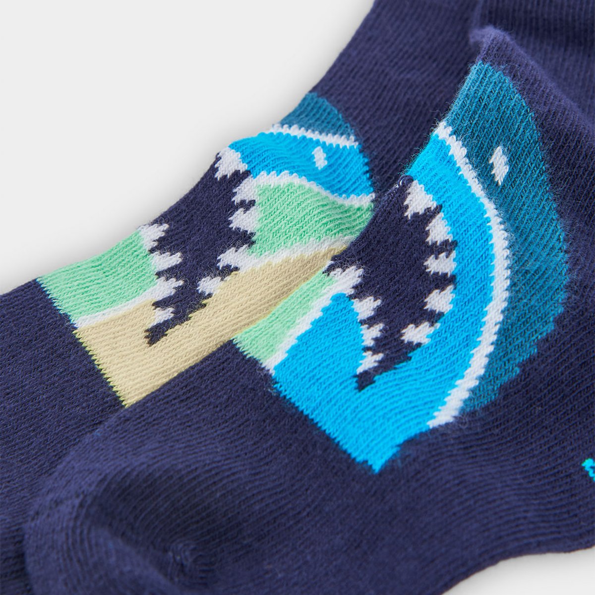 Pack de chaussettes imprimées vert, BOBOLI