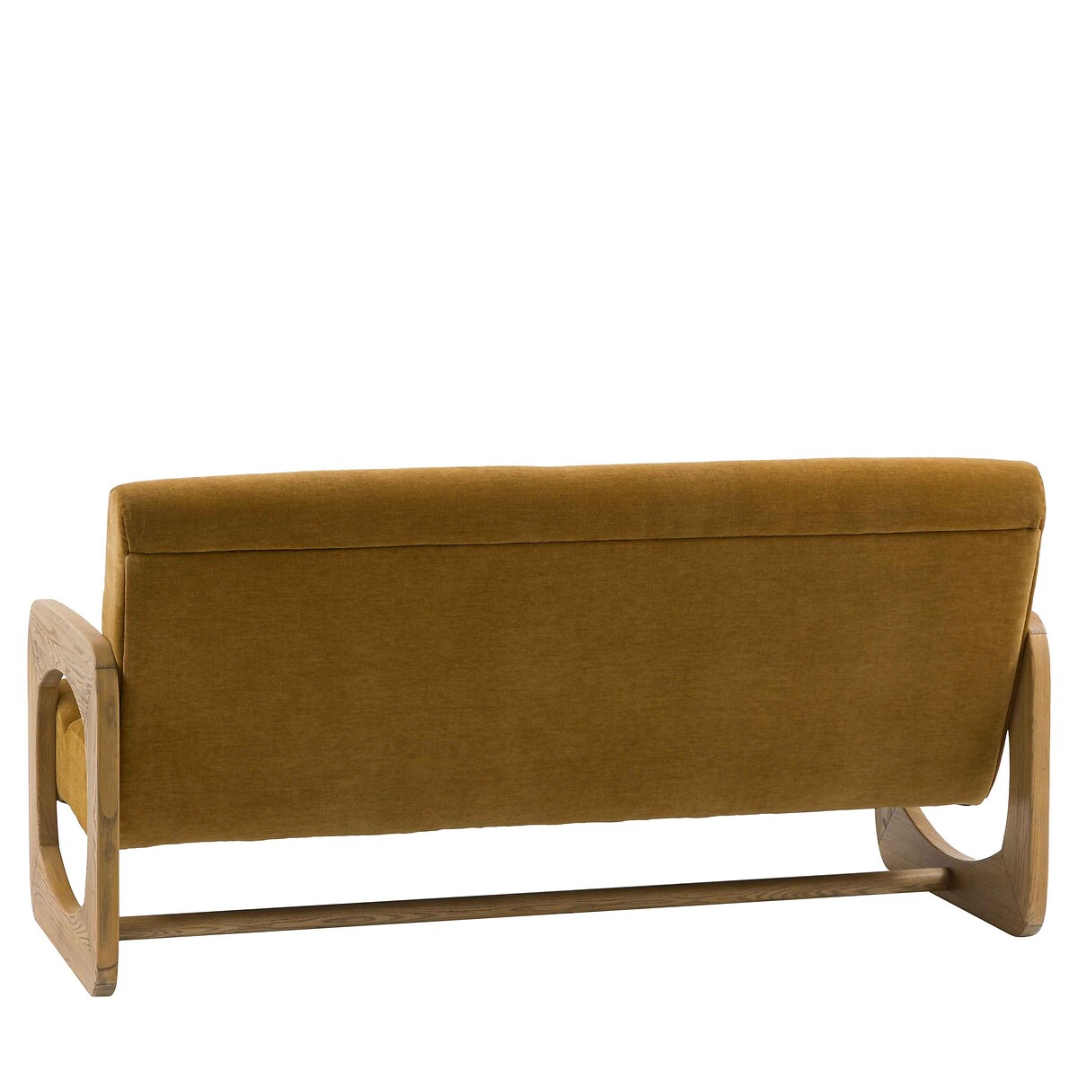 Marzo Velvet Chenille Sculptural 3-Seater Sofa golden, ÉDITÉ