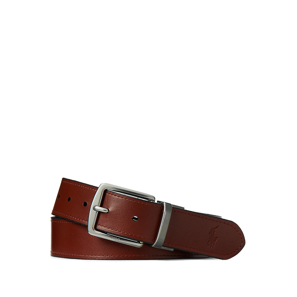 Coffret ceinture cuir réversible et 2 boucles noir, POLO RALPH LAUREN