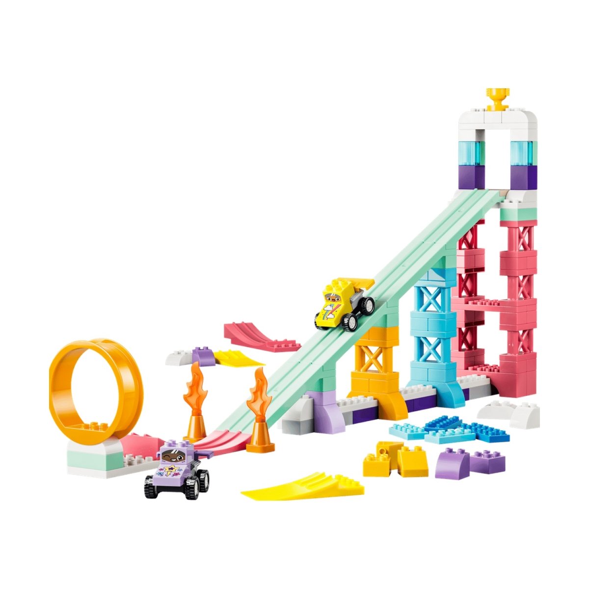 Rampes créatives 3-en-1 avec véhicules multicolore, LEGO
