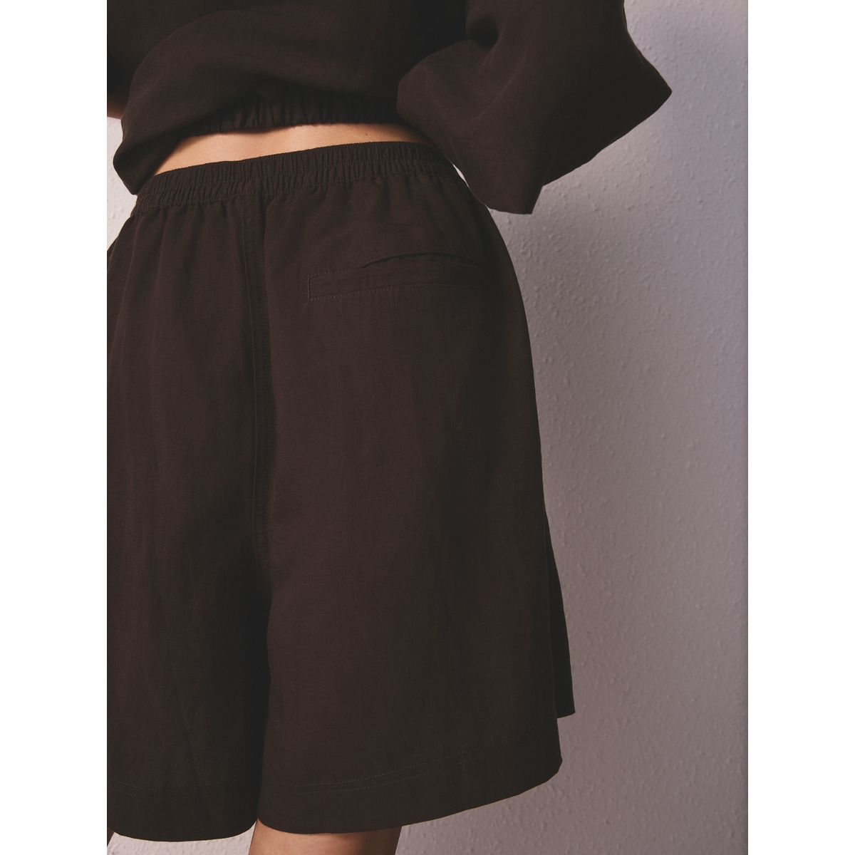 Short marron chocolat, NEXT