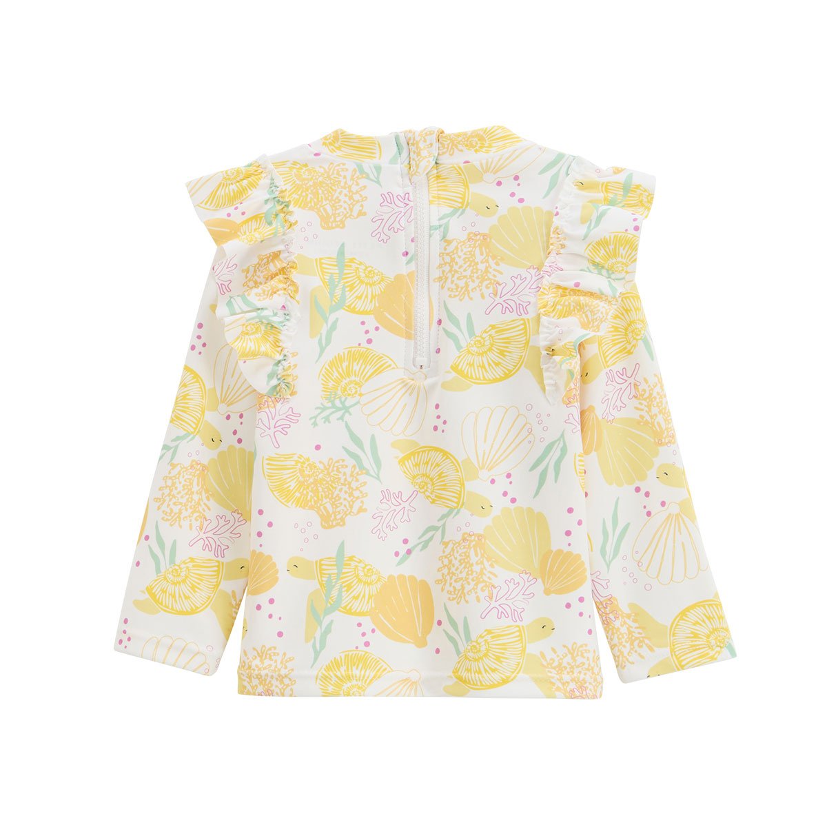 Maillot de bain bébé 2 pièces t-shirt de protection UV et culotte Porticcio jaune, PETIT BEGUIN