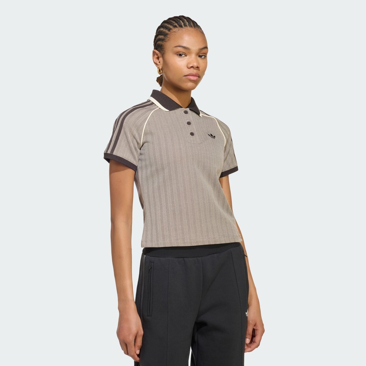 Polo Tweed Polo Tweed light brown, adidas Originals