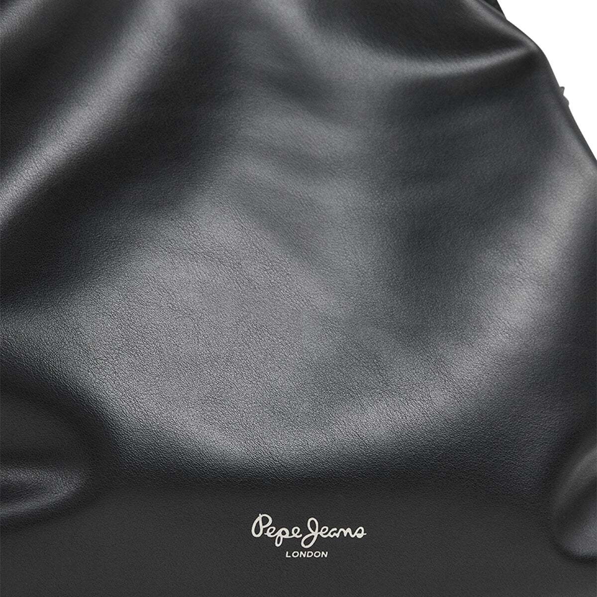 Sac Hobo Effet Cuir noir, PEPE JEANS