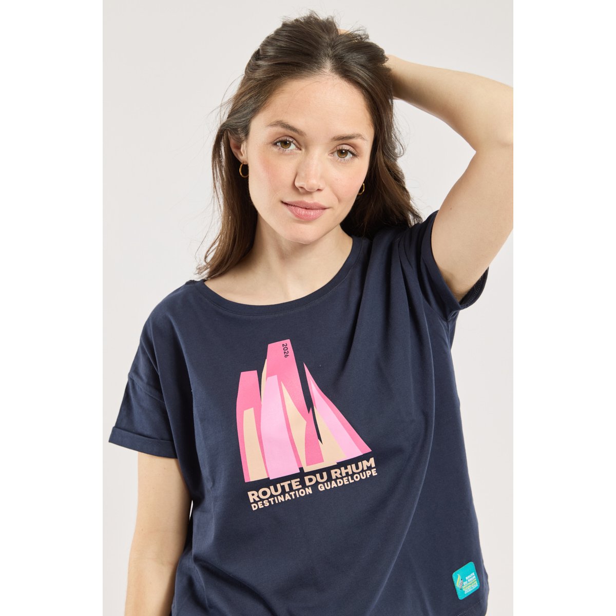 T-shirt sérigraphié en ROUTE DU RHUM fu8 / officiel, ARMOR-LUX
