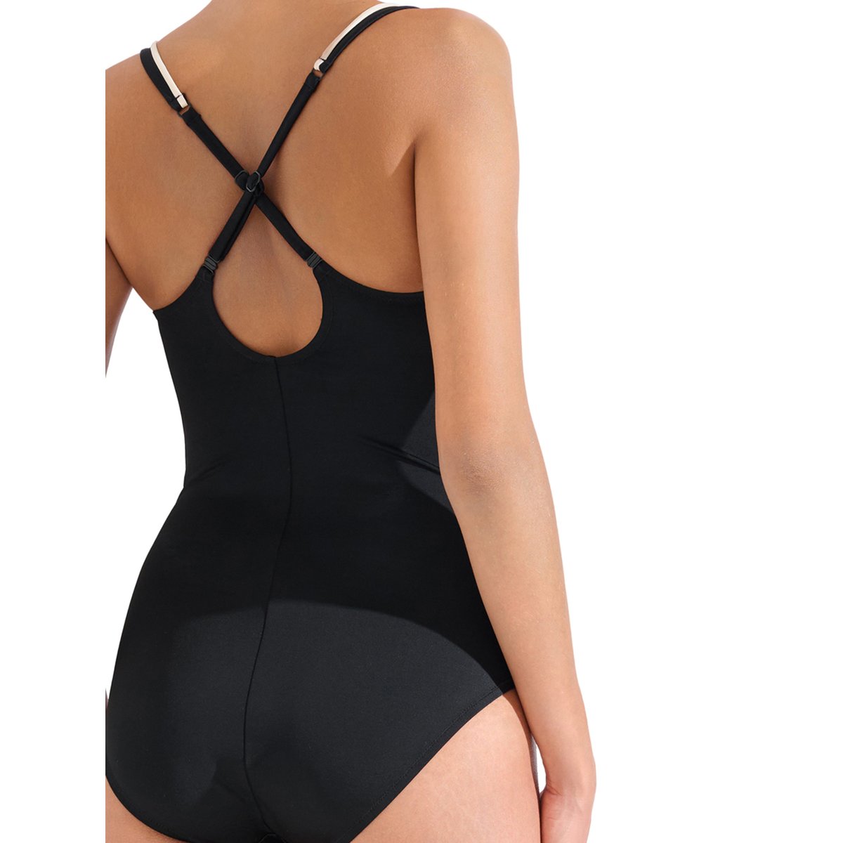 Maillot de bain une pièce préformé TANZANIA noir, LISCA