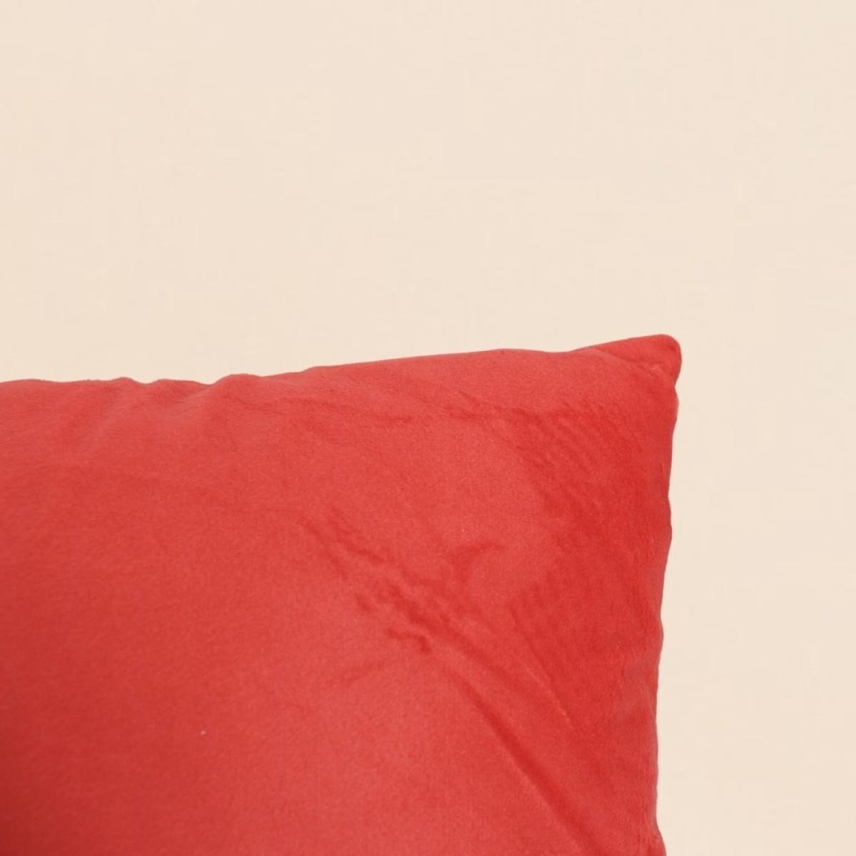 Coussin rectangulaire motifs jungle velours 70x30cm bordeau, ORNAMI