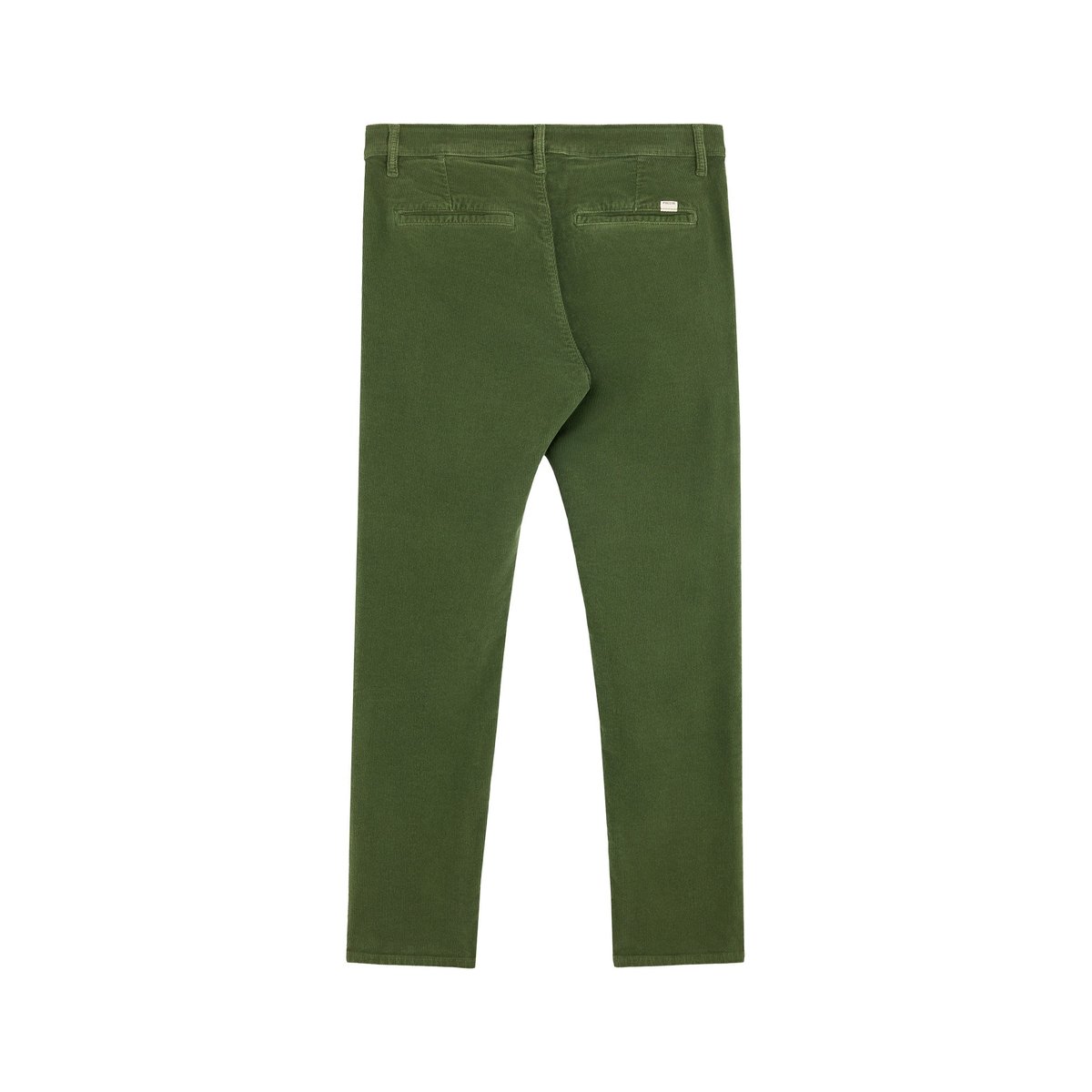 PANTALON CHINO VELOURS ROYPIZA vert, PULLIN