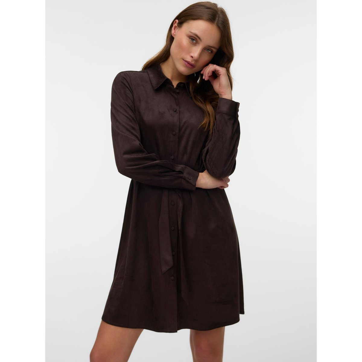 Robe Chemise chocolate torte, VERO MODA