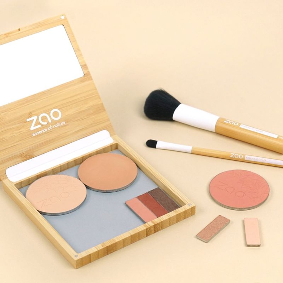 Pinceau maquillage  Pinceau Poudre 702 couleur unique, ZAO MAKEUP