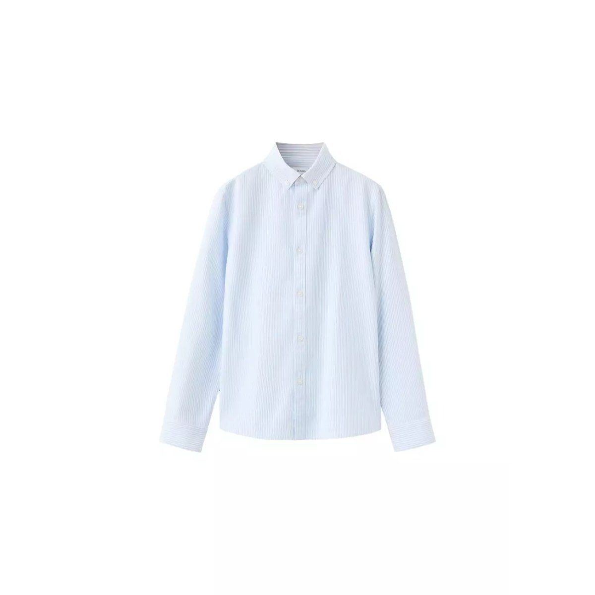 Chemise oxford rayée bleu ciel, MANGO KIDS
