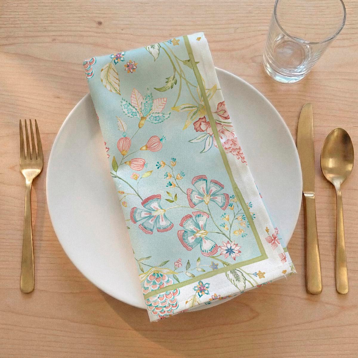 Lot de 4 serviettes en coton 100% Kilim multicolore, NAF NAF HOME
