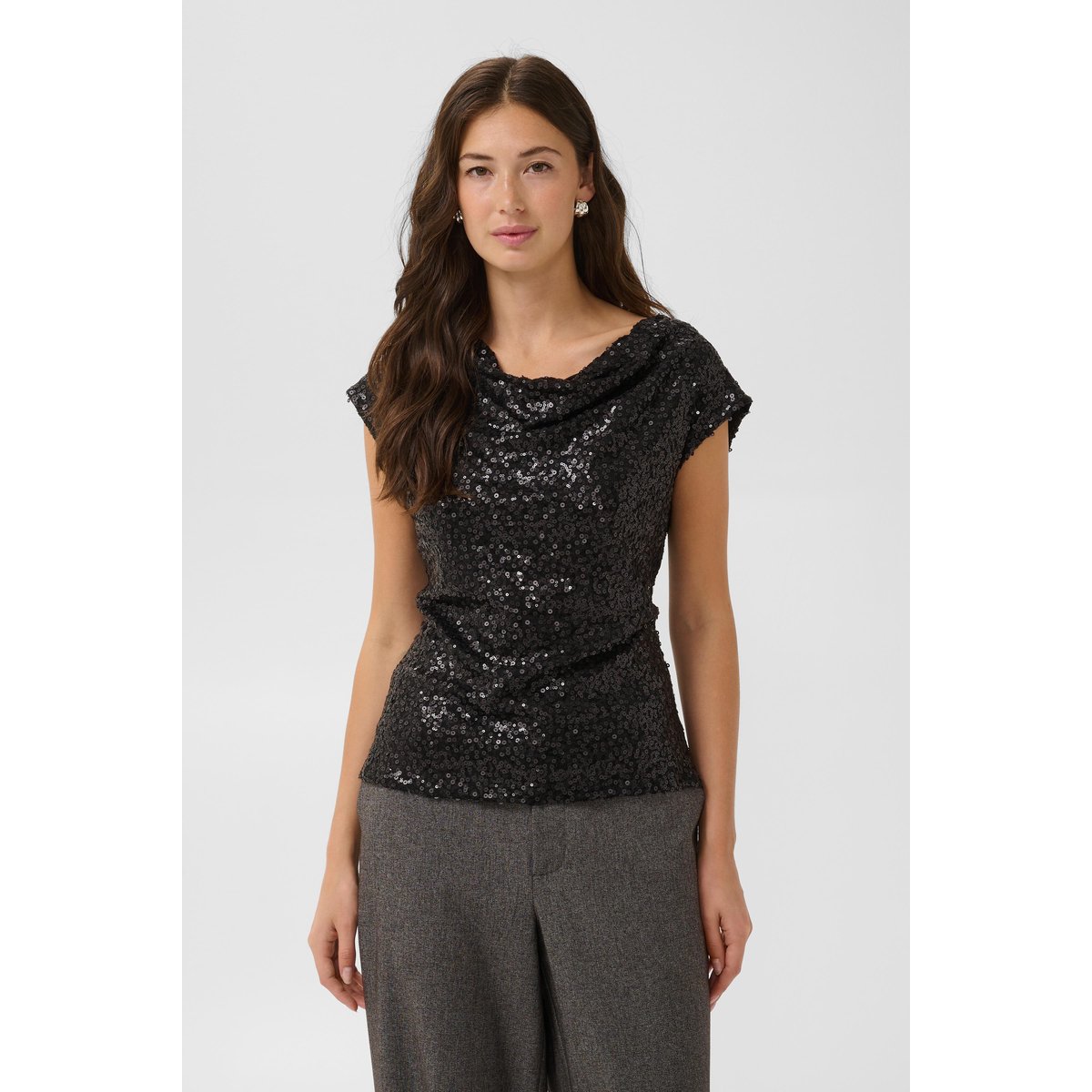 Blouse sans manches noir meteorite, CULTURE