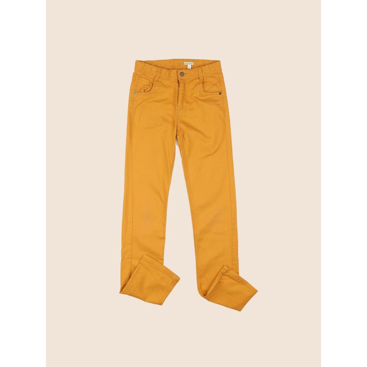 Jean - Très bon état orange, VERTBAUDET