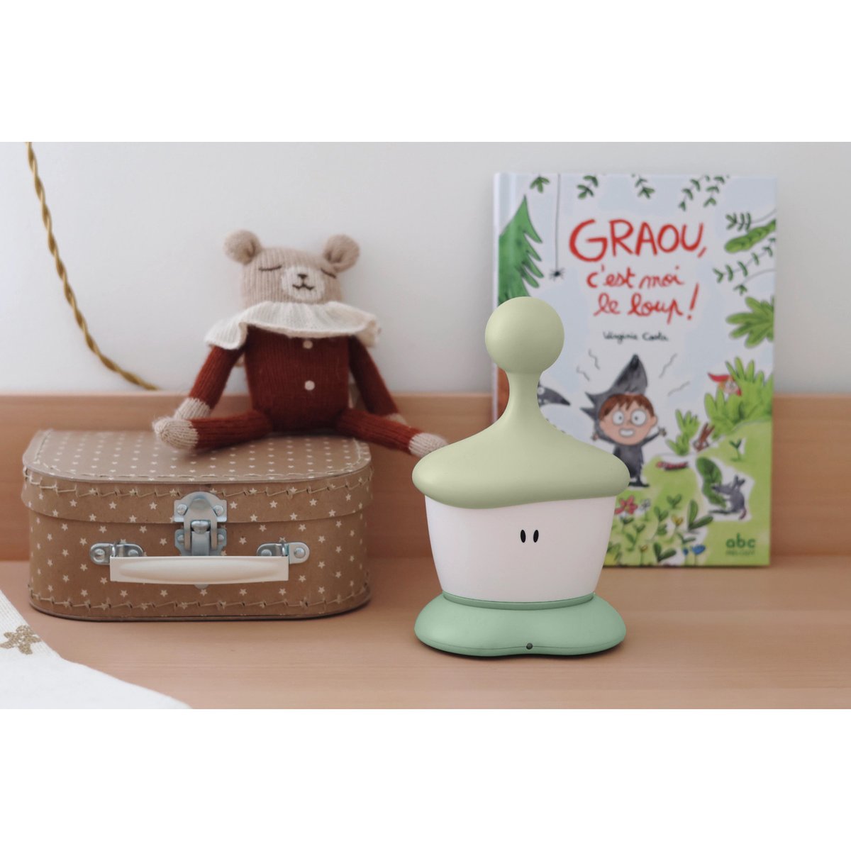 Veilleuse nomade Pixie 2 en 1 blanc, vert, BEABA