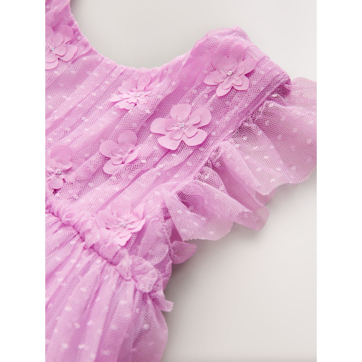 Robe de cérémonie en mesh lilas, NEXT