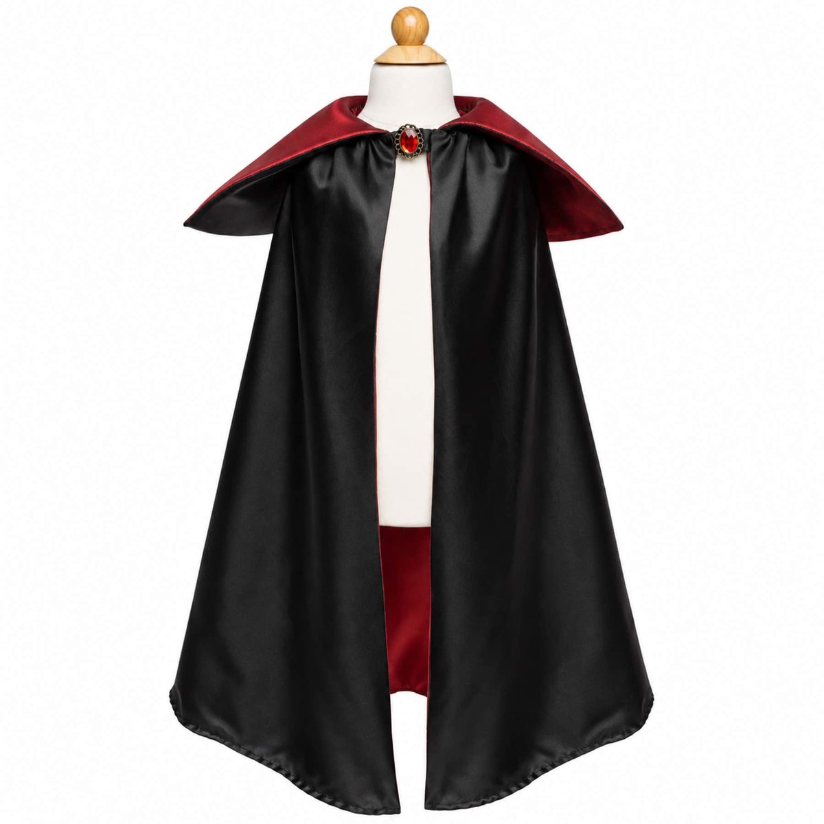 Déguisement enfant cape de vampire Royal noir, GREAT PRETENDERS