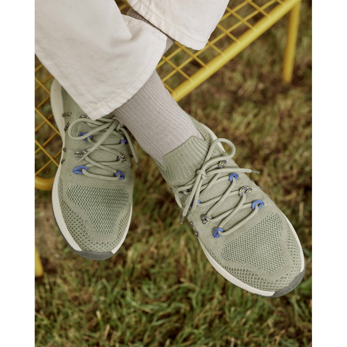 Basket running HEARTWOOD kaki clair, FAGUO