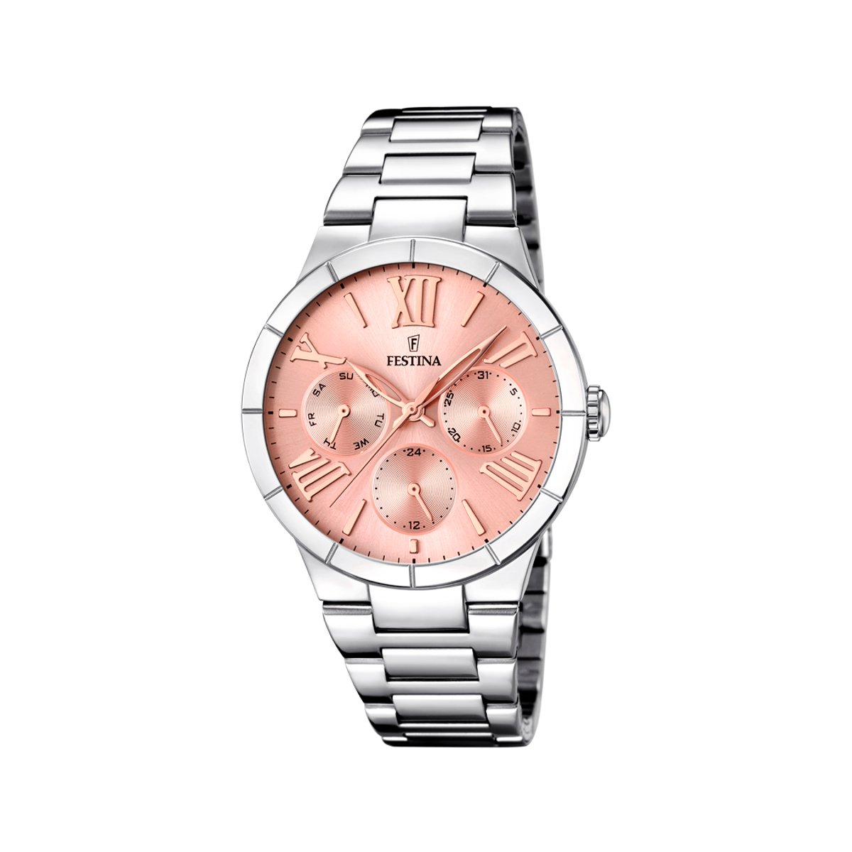 Montre Analogique MADEMOISELLE argenté rose argenté, FESTINA