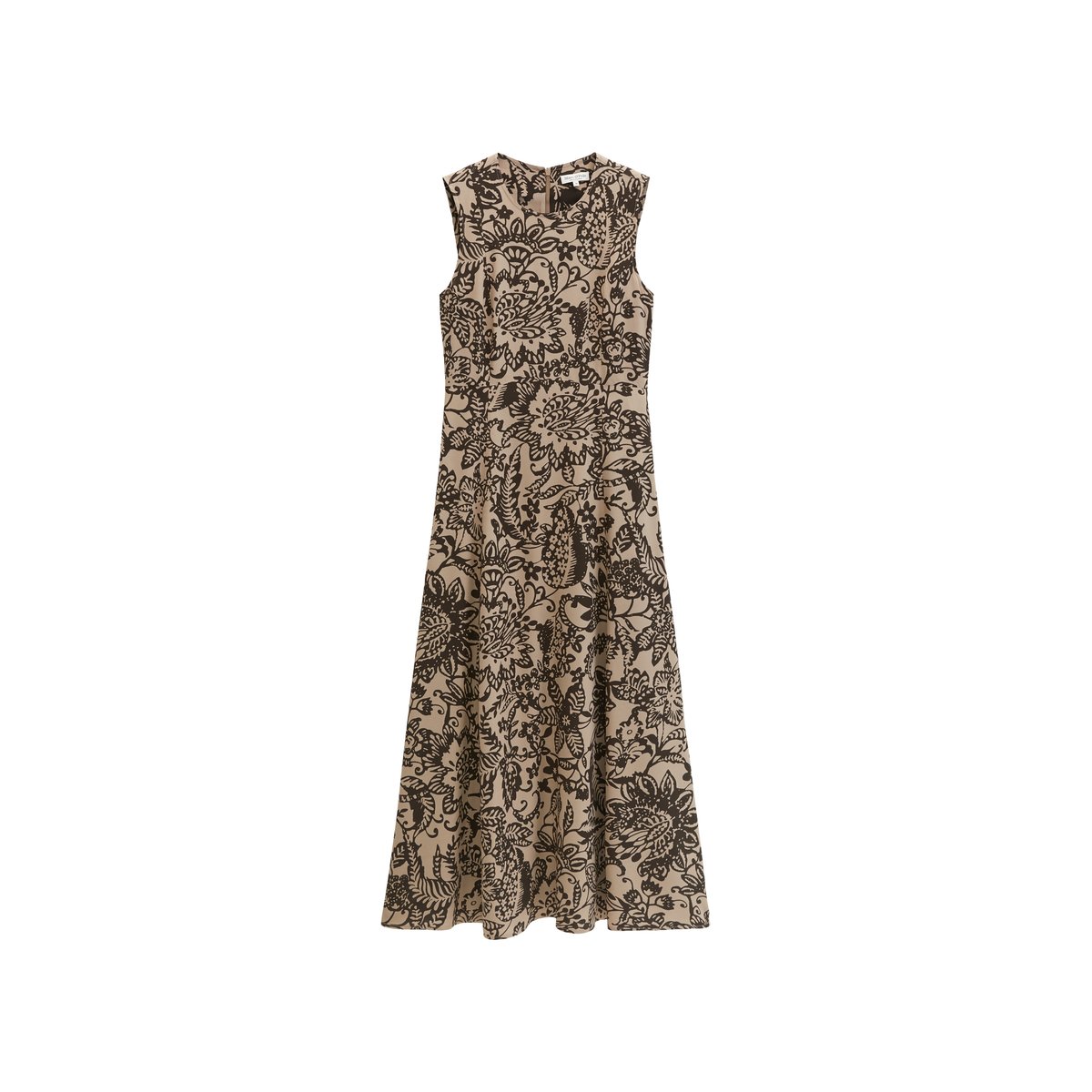 Robe sans manches ajustée en LENZING™ ECOVERO™ marron, MARC O'POLO