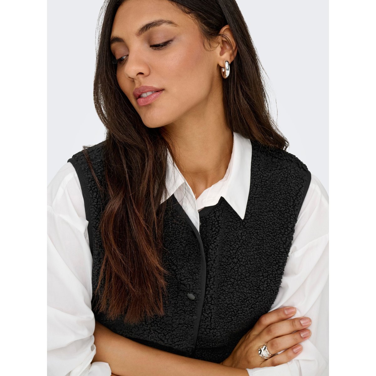 Gilet En Peluche noire - black, JDY