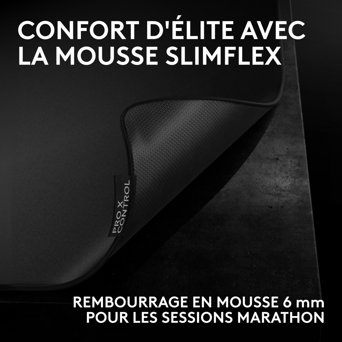 Tapis de souris PRO X CONTROL couleur unique, LOGITECH