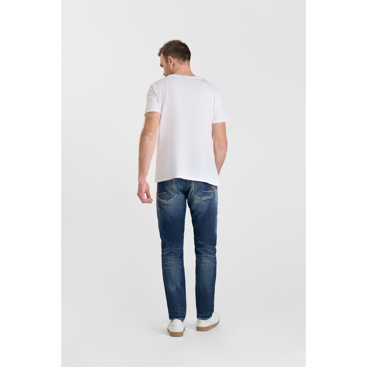 Jeans slim stretch 700/11, longueur 34 blue, LE TEMPS DES CERISES