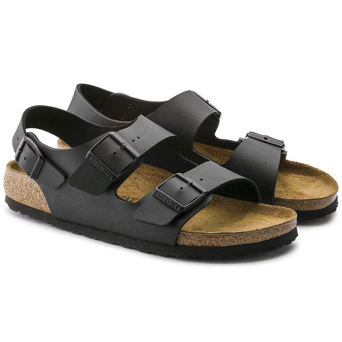 Sandales MILANO avec bride arrière noir, BIRKENSTOCK