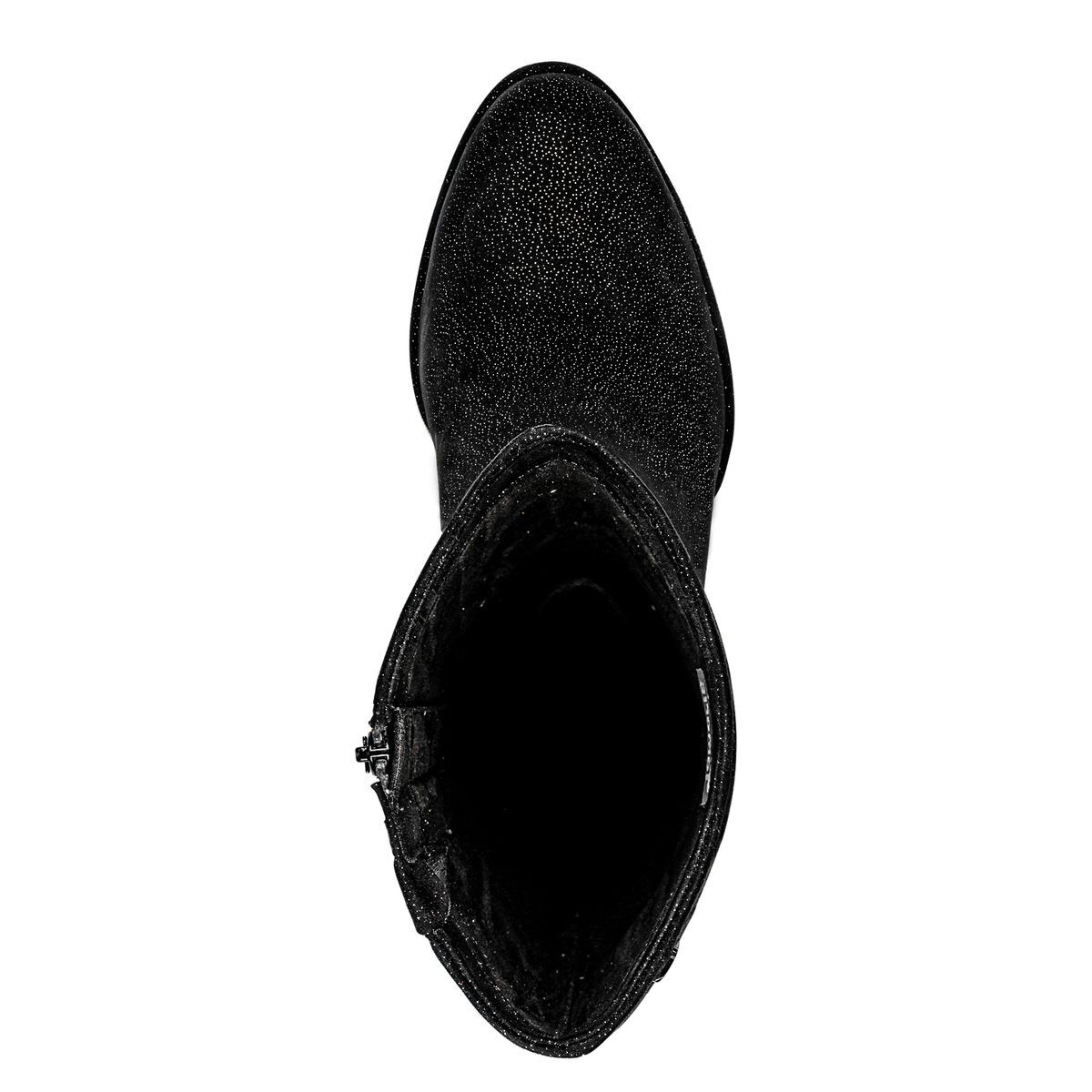 Bottes talon bloc noir structuré, TAMARIS