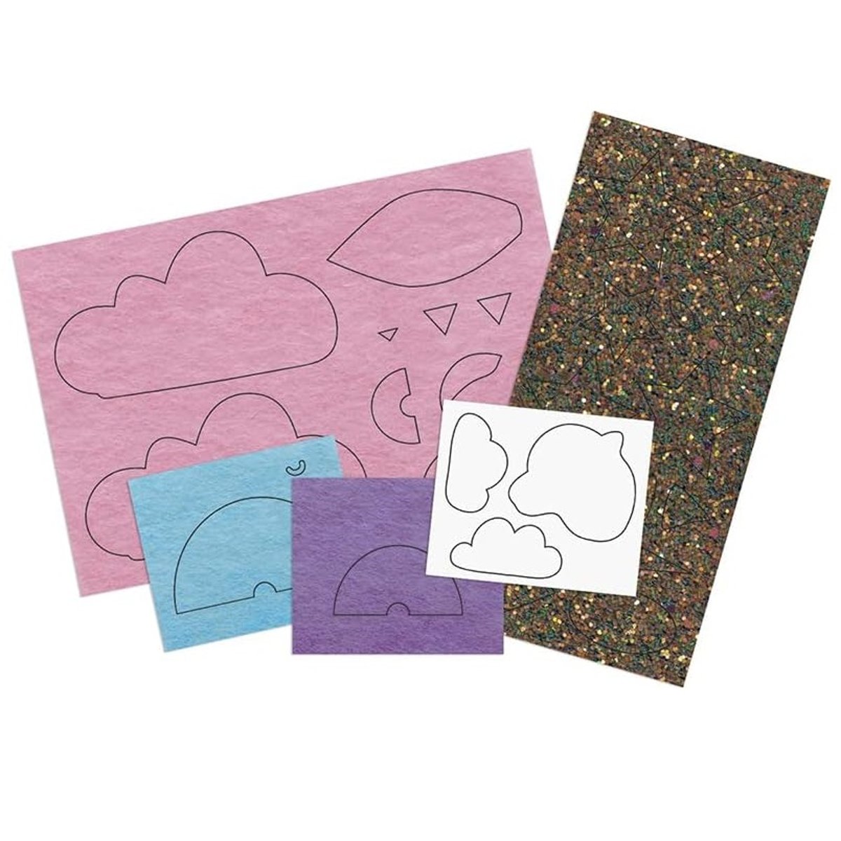 Kit Créatif - Coffret Multi-activités Arc-en-ciel rose, JANOD