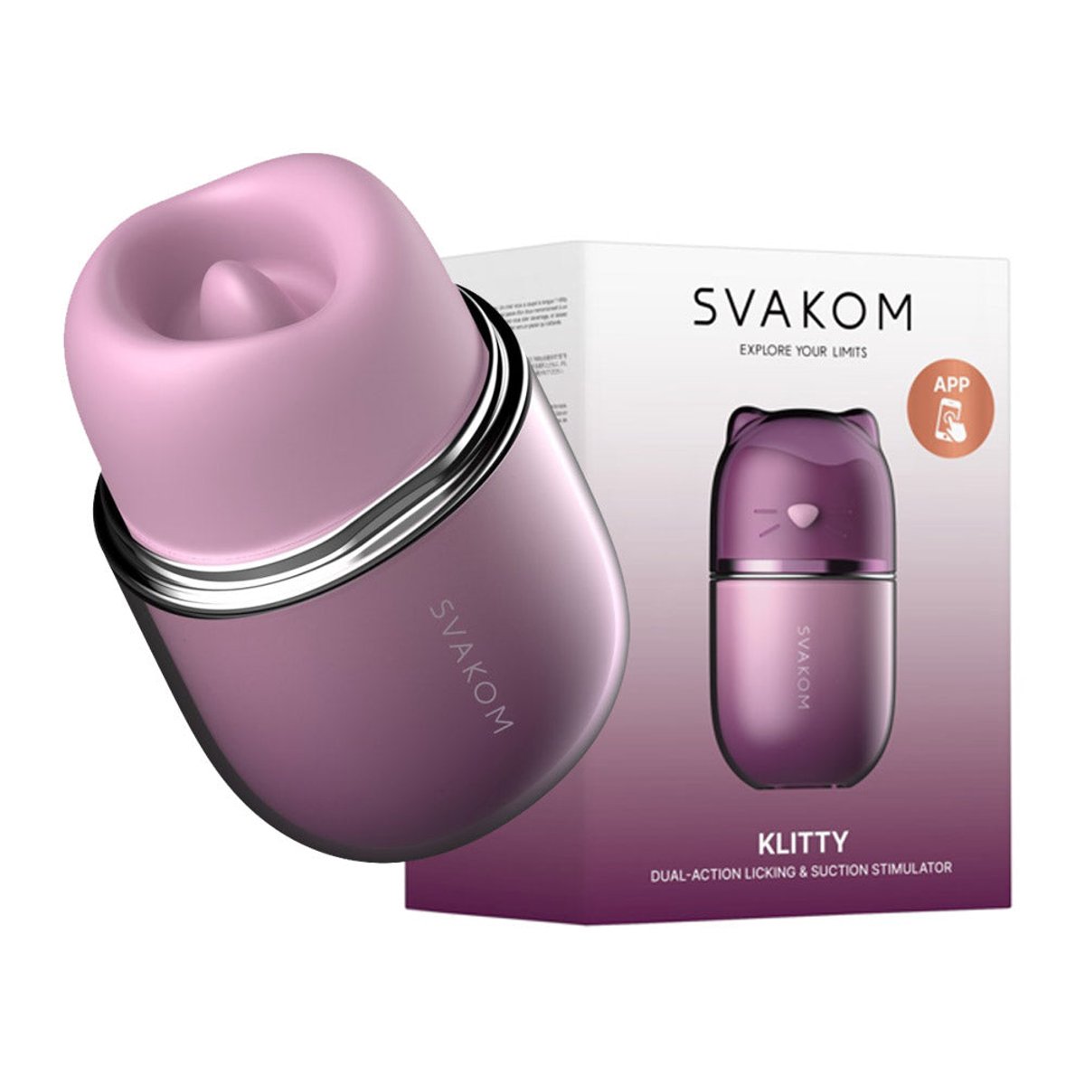 - Klitty - Stimulateur Clitoridien violet, SVAKOM