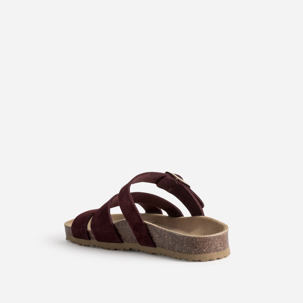 Mule en cuir MANES bordeaux, ERAM