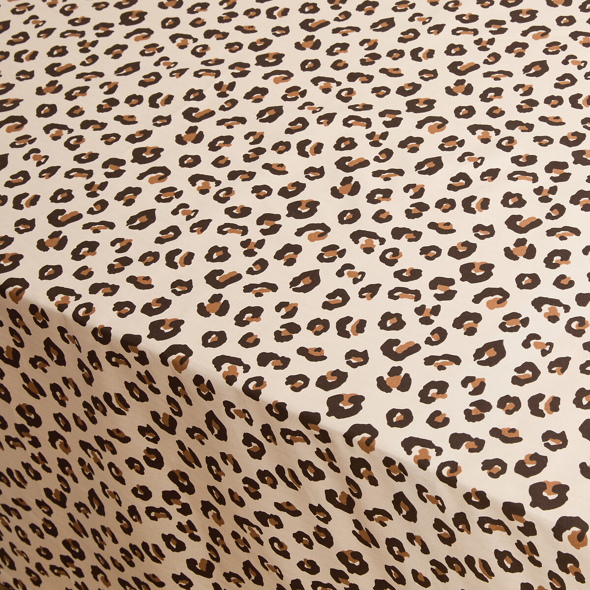 Tafelkleed met luipaardprint, katoen, LEOPOLD luipaardprint, LA REDOUTE INTERIEURS