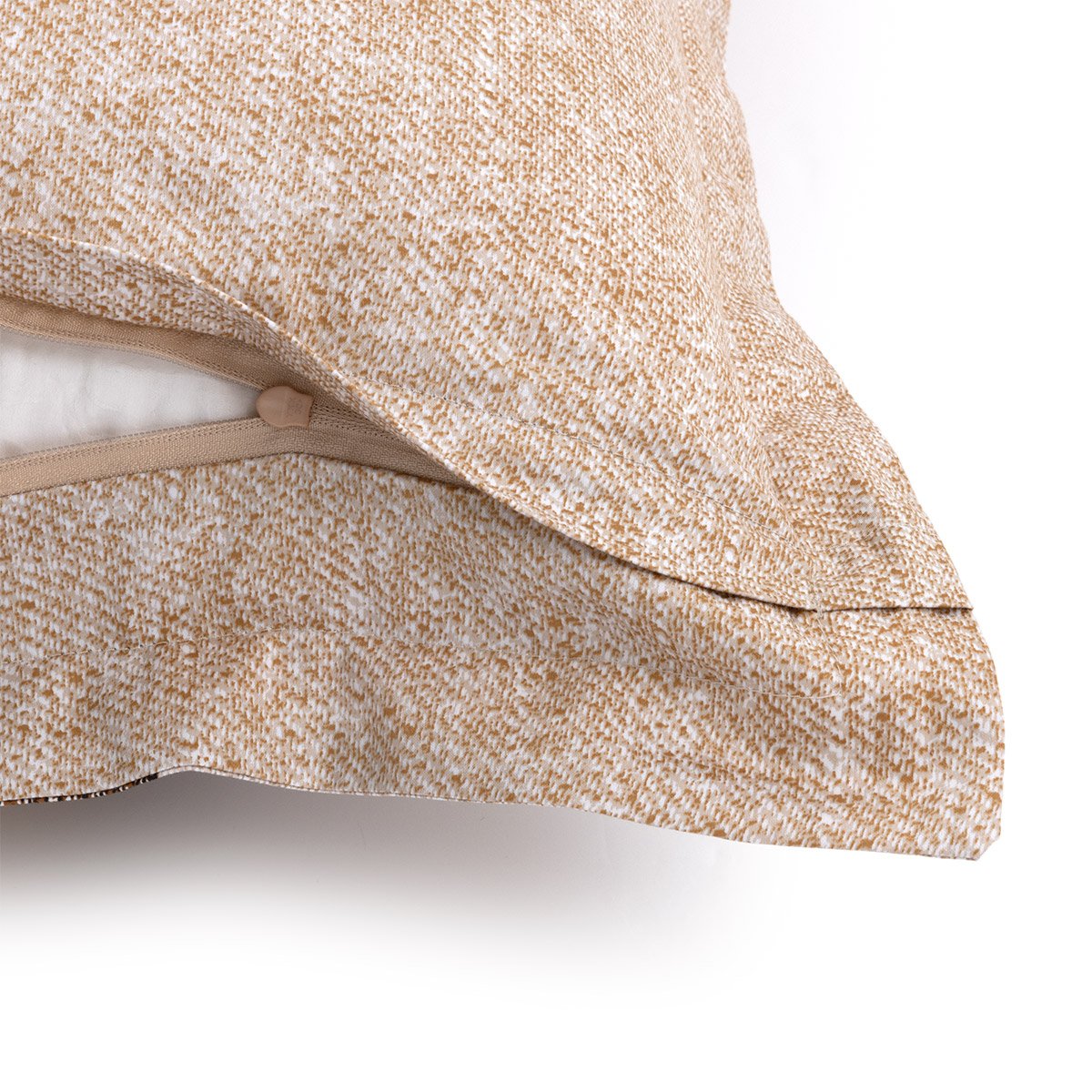 Taie d'oreiller en satin de coton marron, LOOMIS multicolore, BOSS HOME