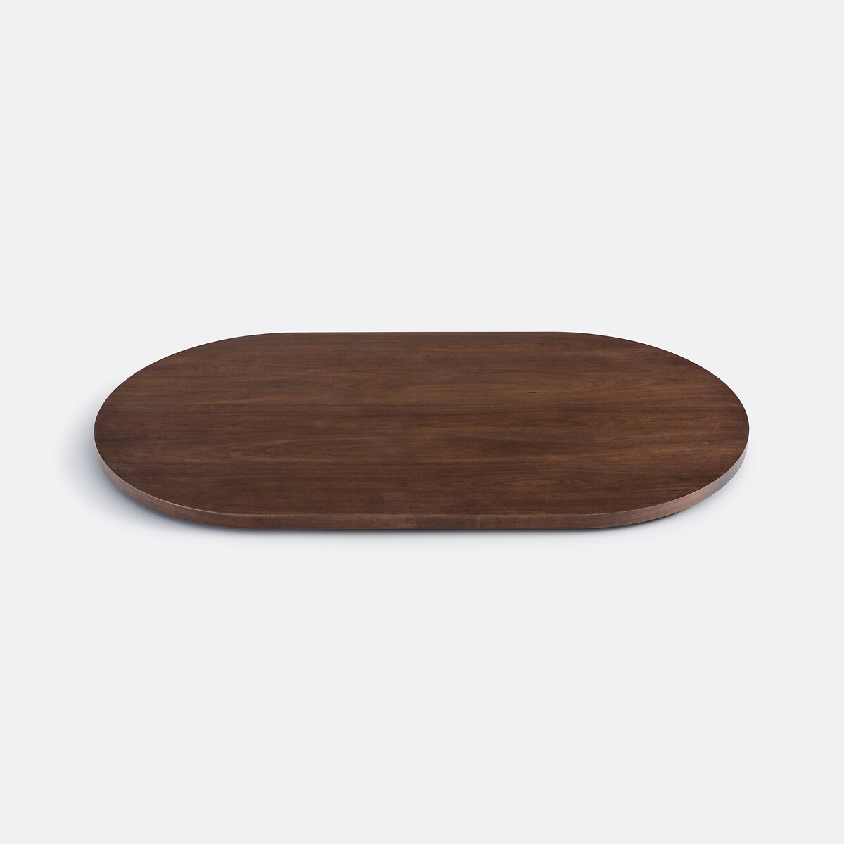 Tablero ovalado para mesa, de 4 a 6 cubiertos, ALZAR color nogal, LA REDOUTE INTERIEURS