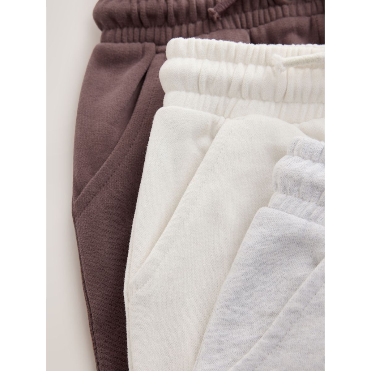 Pantalon de jogging standard jersey, lot 3 brun multicolore, NEXT