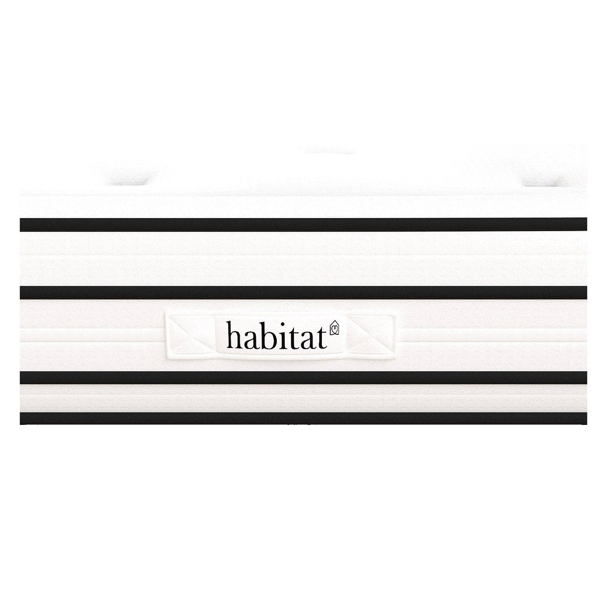 Matelas hybride ressorts ensachés et mousse en mémoire de forme DREAM HYBRIDE blanc, HABITAT