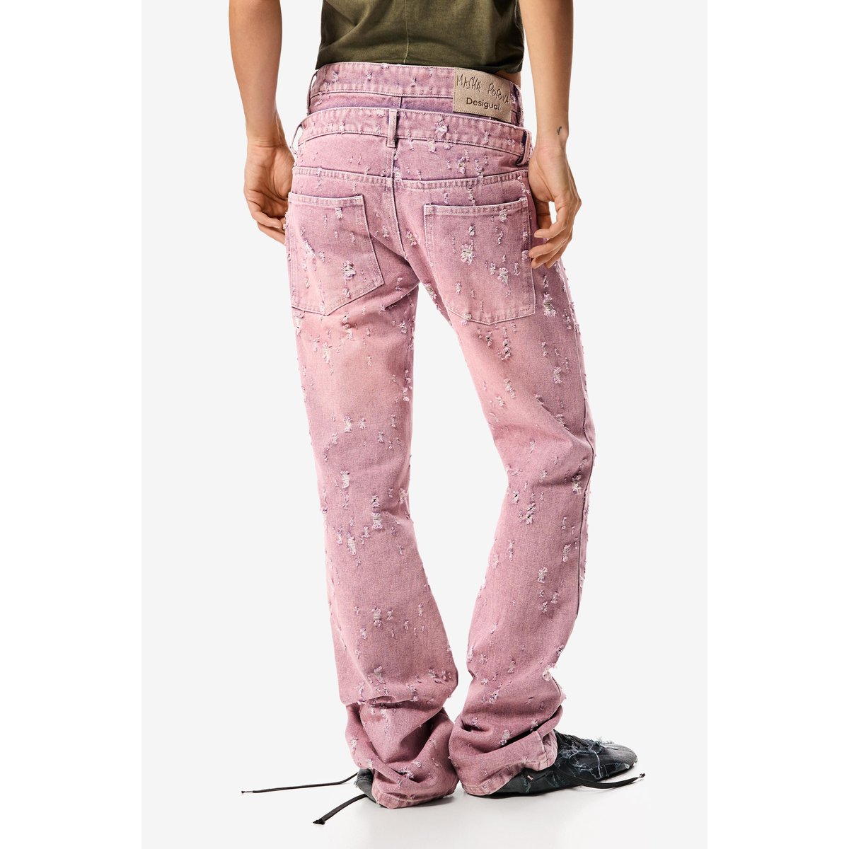 Jean Masha Popova rouge, DESIGUAL