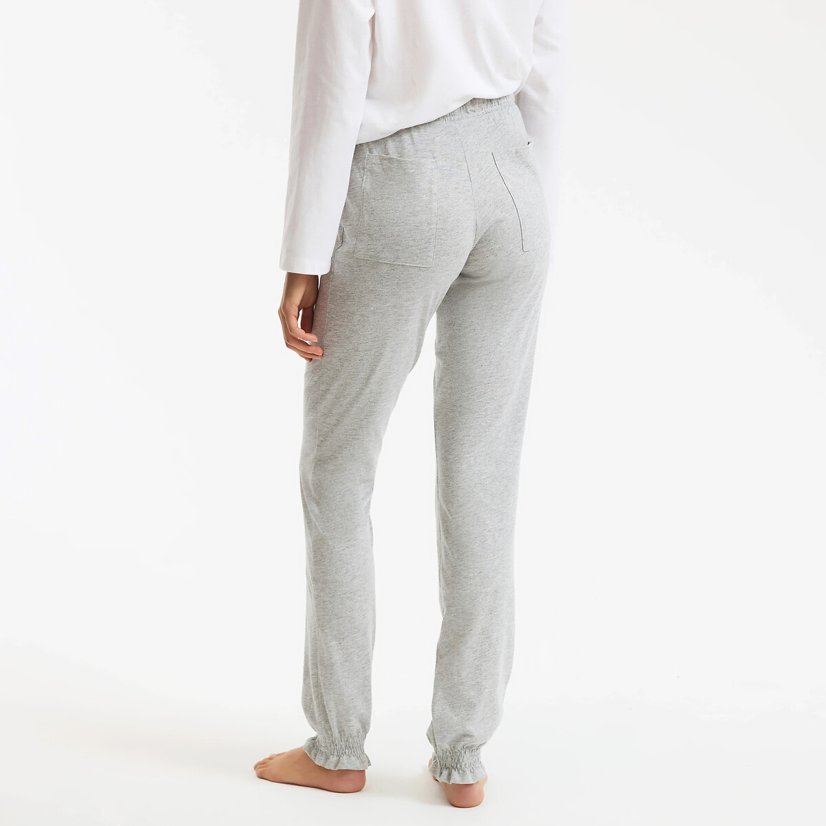 Pantalón de pijama gris jaspeado claro, SO'HOME