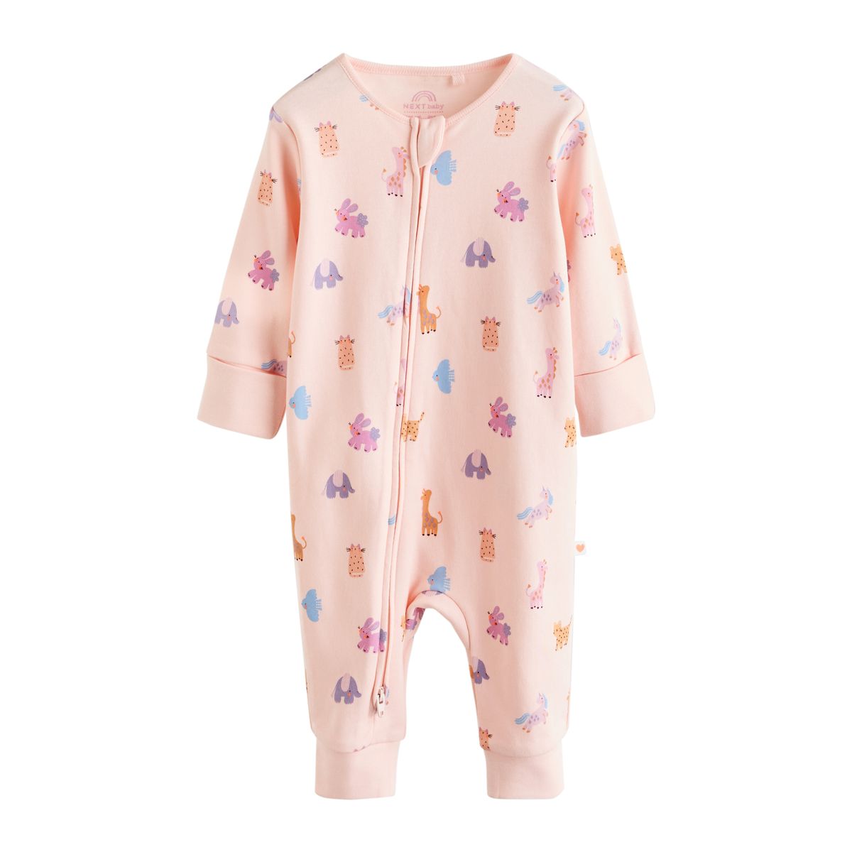 Dors-bien à zip double sens bébé, lot de 3 personnage animal rose, NEXT