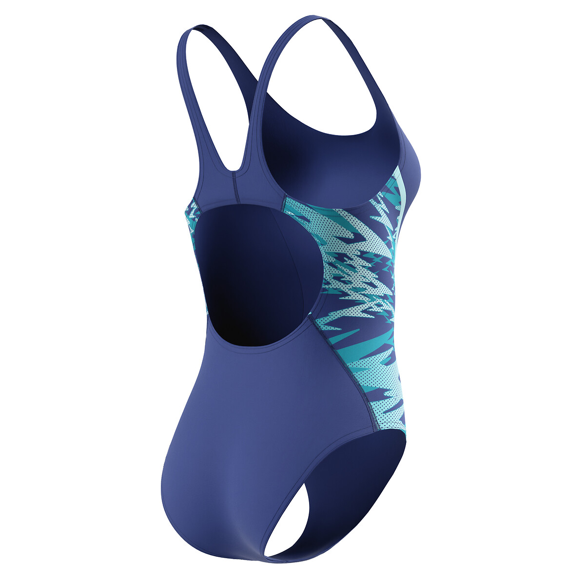 Costume da bagno intero HYPERBOOM MUSCLEBACK fantasia blu, SPEEDO