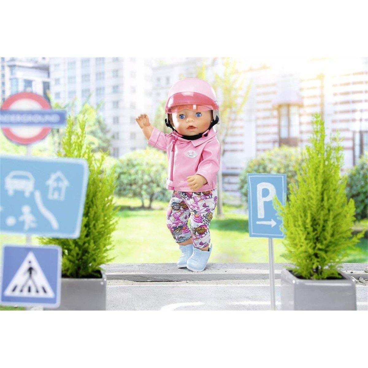 Casque de poupon BABY born City rose, ZAPF CREATION