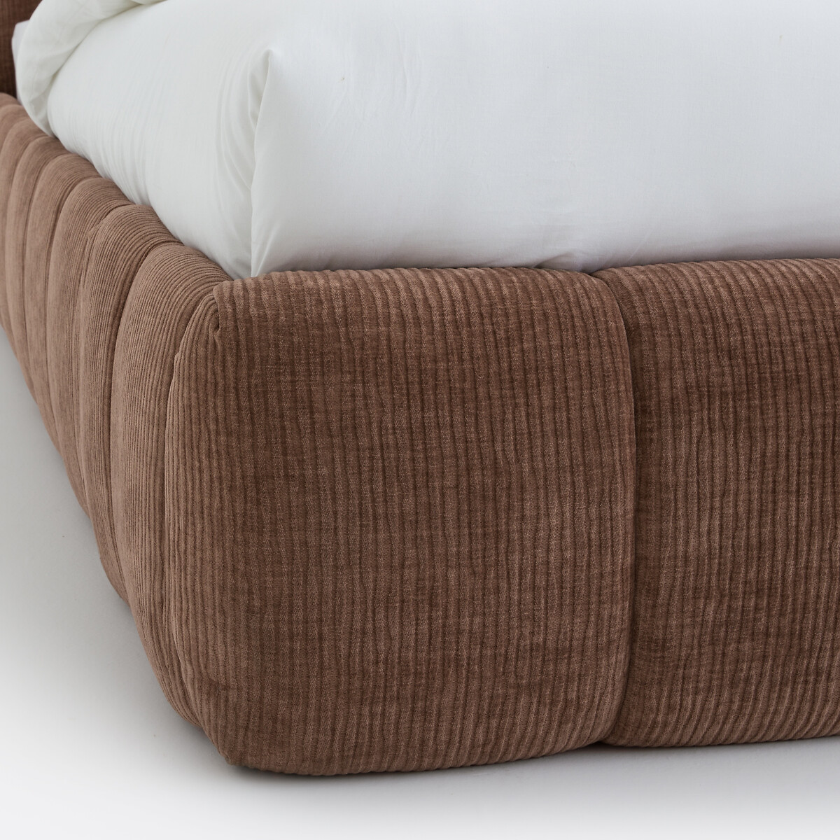 Lit coffre avec sommier, NURIA marron chocolat, LA REDOUTE INTERIEURS