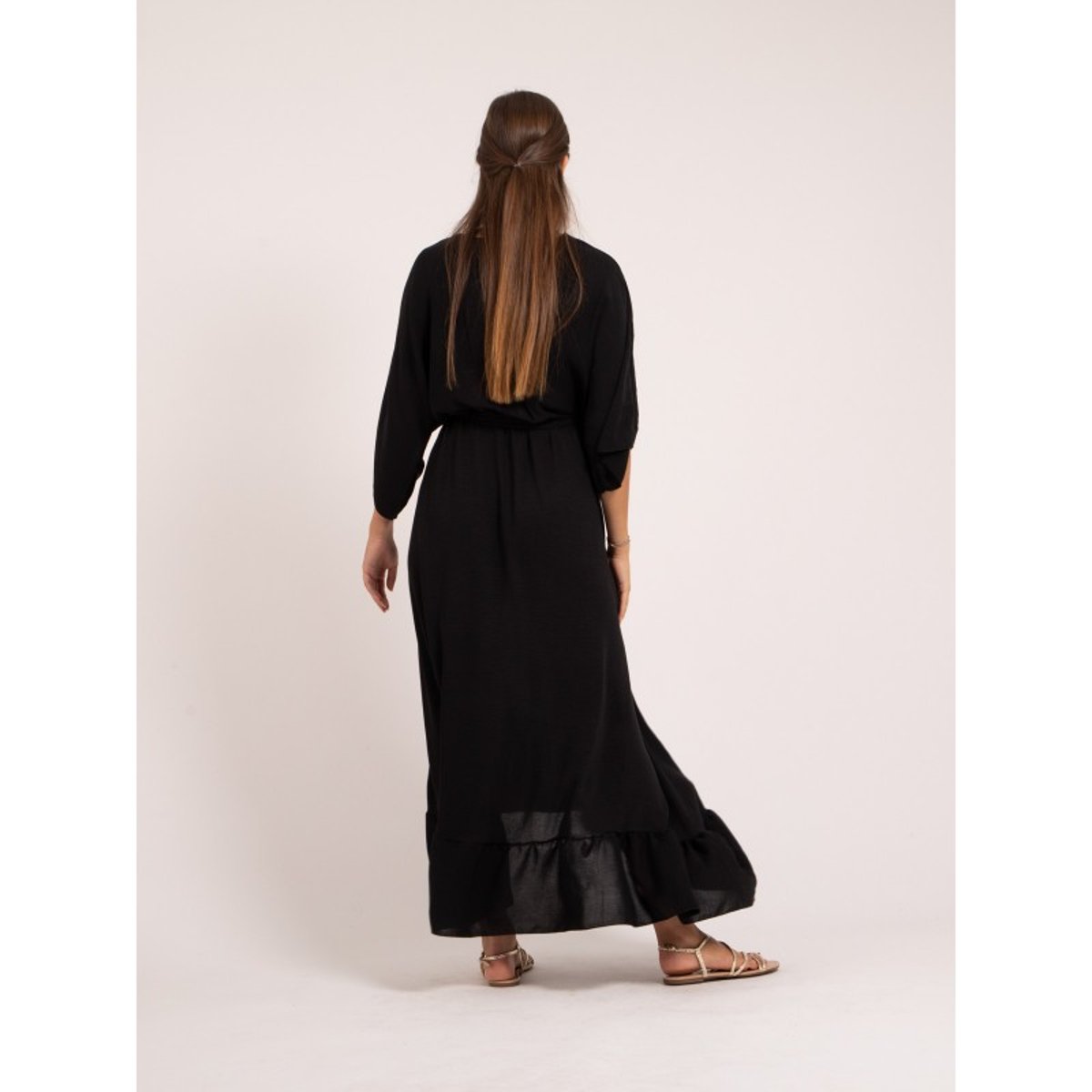 Robe Longue Ioanna noir, DONA LISA